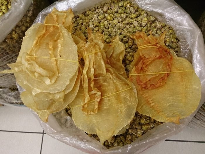 Totoaba maws openly on sale in Guangzhou, China (c) EIA